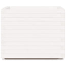 vidaXL fehér tömör fenyőfa kerti virágláda 60 x 60 x 49,5 cm