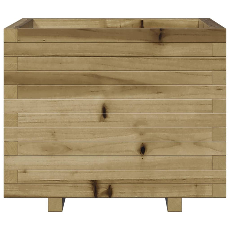 vidaXL impregnált fenyőfa kerti virágláda 60 x 60 x 49,5 cm