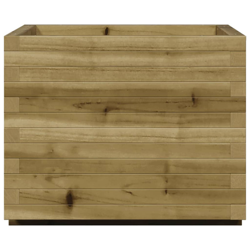 vidaXL impregnált fenyőfa kerti virágláda 60 x 60 x 49,5 cm