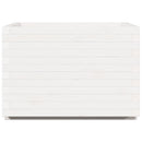 vidaXL fehér tömör fenyő virágláda 70 x 70 x 49,5 cm