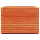 vidaXL viaszbarna tömör fenyőfa kerti virágláda 70 x 70 x 49,5 cm