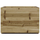 vidaXL impregnált fenyőfa kerti virágláda 70 x 70 x 49,5 cm
