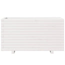 vidaXL fehér tömör fenyő virágtartó 90 x 40 x 49,5 cm