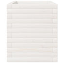 vidaXL fehér tömör fenyőfa kerti virágtartó 110 x 40 x 49,5 cm