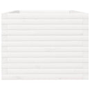 vidaXL fehér tömör fenyő virágláda 90 x 60 x 49,5 cm