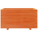 vidaXL viaszbarna tömör fenyőfa kerti virágláda 90 x 60 x 49,5 cm