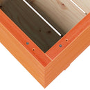 vidaXL viaszbarna tömör fenyőfa kerti virágláda 90 x 60 x 49,5 cm