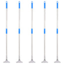 vidaXL 5 db acél és műanyag felmosónyél 119,5 cm