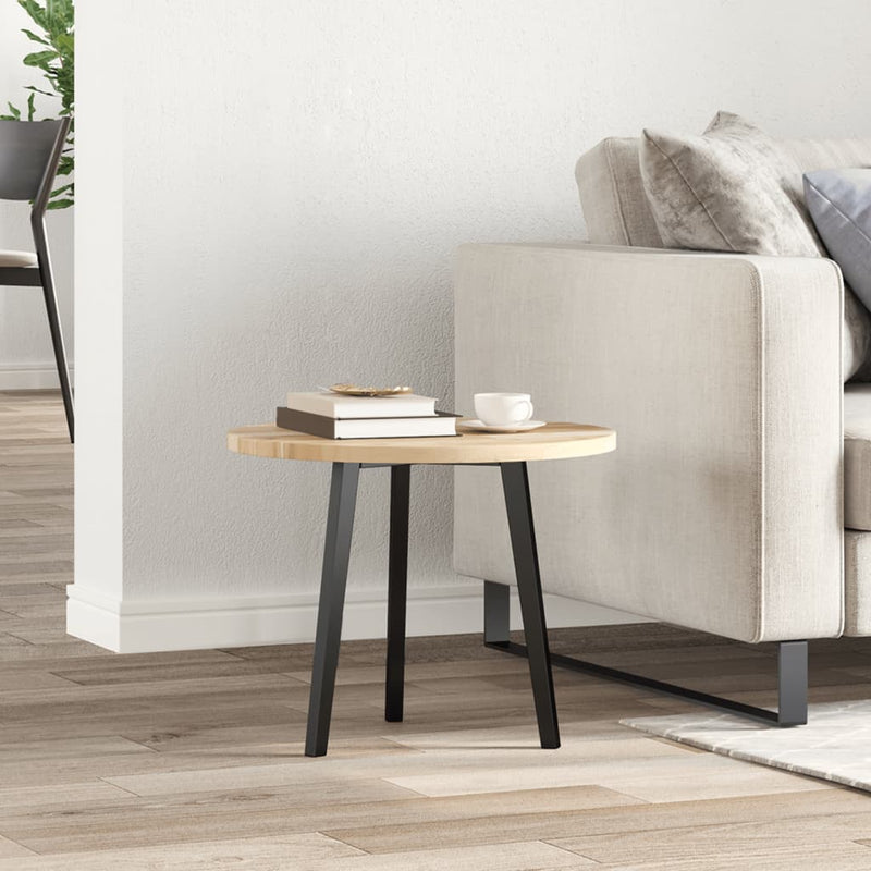 vidaXL kerek tömör akácfa asztallap Ø50 x 2 cm