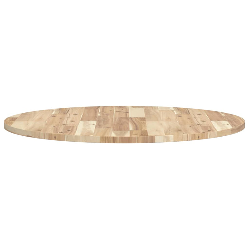 vidaXL kerek tömör akácfa asztallap Ø80 x 2 cm