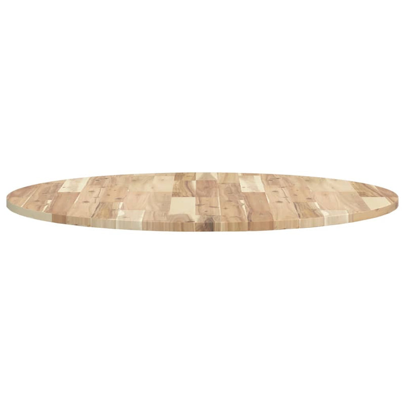 vidaXL kerek tömör akácfa asztallap Ø90 x 2 cm