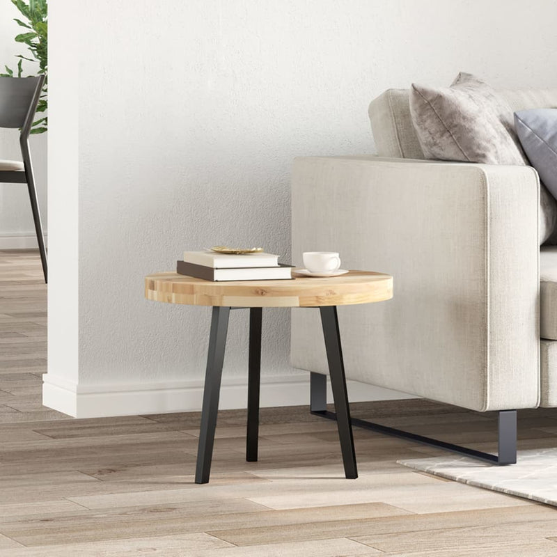 vidaXL kerek tömör akácfa asztallap Ø50 x 4 cm