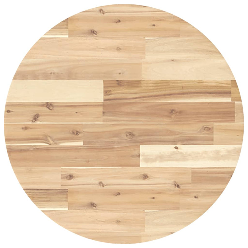 vidaXL kerek tömör akácfa asztallap Ø60 x 4 cm