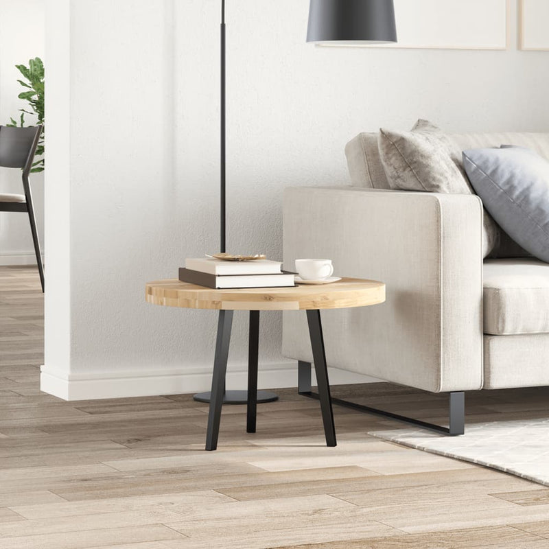 vidaXL kerek tömör akácfa asztallap Ø60 x 4 cm