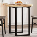 vidaXL kerek tömör akácfa asztallap Ø70 x 4 cm