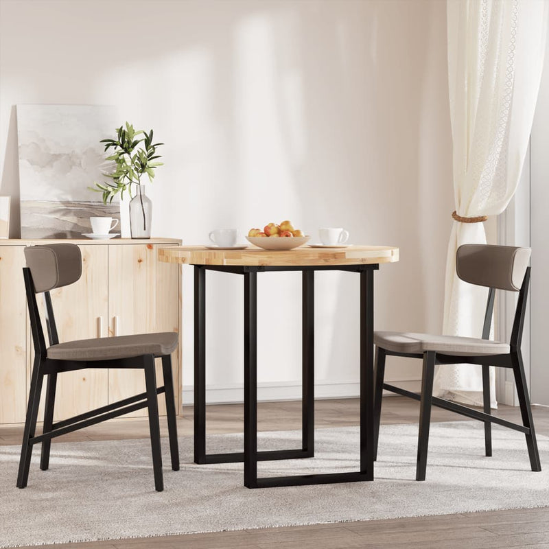 vidaXL kerek tömör akácfa asztallap Ø80 x 4 cm