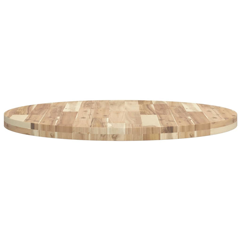 vidaXL kerek tömör akácfa asztallap Ø80 x 4 cm