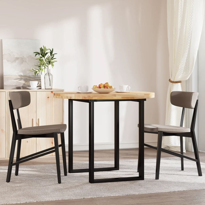 vidaXL kerek tömör akácfa asztallap Ø90 x 4 cm
