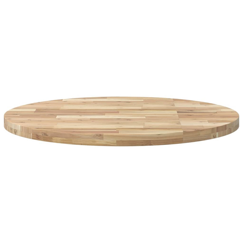 vidaXL kerek tömör akácfa asztallap Ø90 x 4 cm