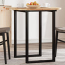 vidaXL kerek tömör akácfa asztallap Ø80 x 2 cm