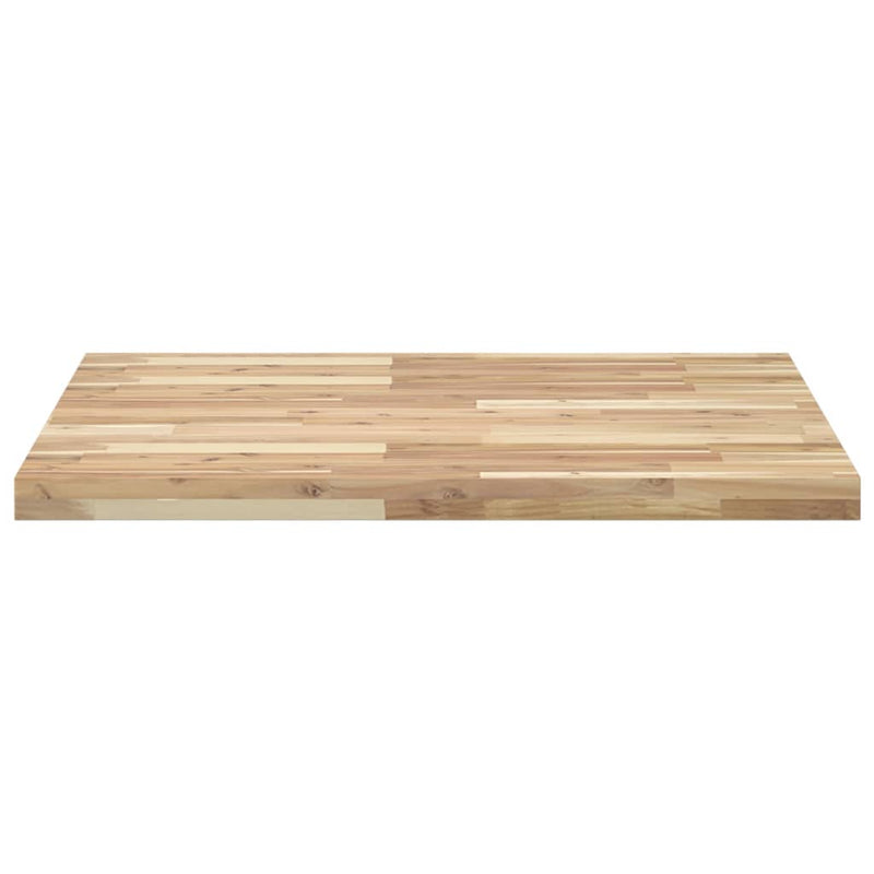 vidaXL négyzet alakú tömör akácfa asztallap 80 x 80 x 4 cm