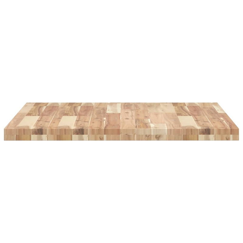 vidaXL négyzet alakú tömör akácfa asztallap 80 x 80 x 4 cm