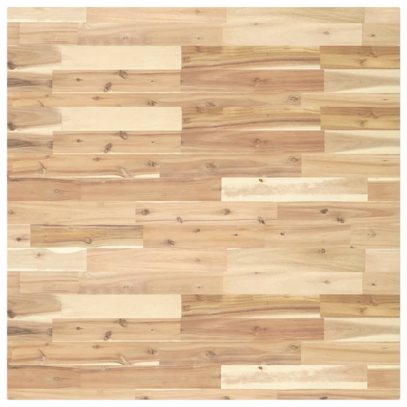 vidaXL négyzet alakú tömör akácfa asztallap 90 x 90 x 4 cm