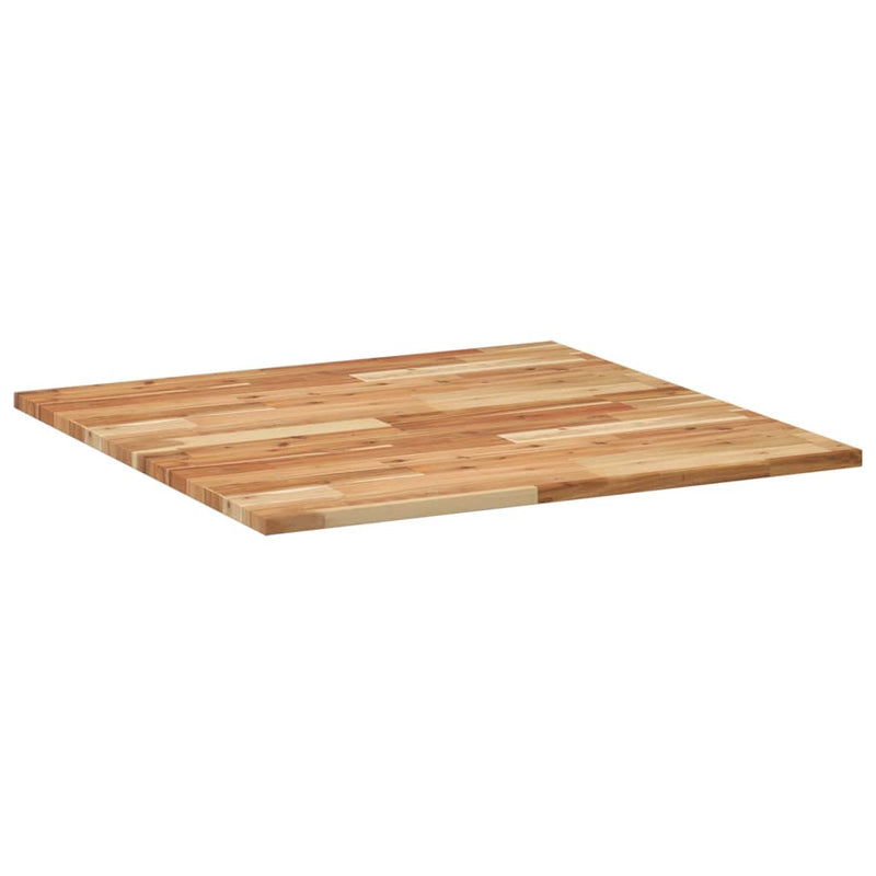 vidaXL négyzet alakú tömör akácfa asztallap 80 x 80 x 2 cm