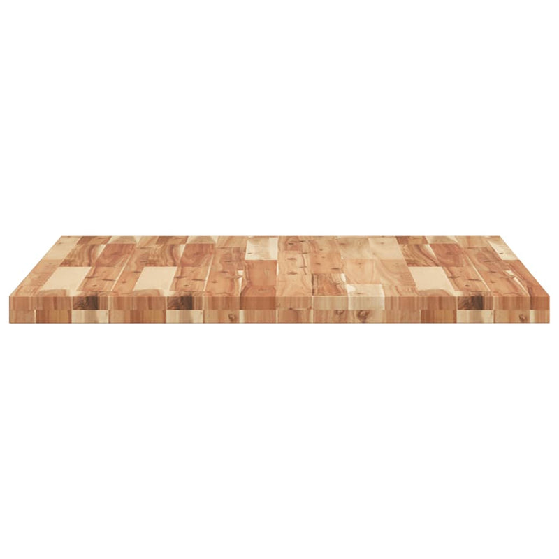 vidaXL négyzet alakú tömör akácfa asztallap 80 x 80 x 4 cm