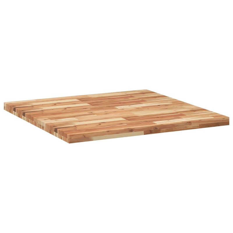 vidaXL négyzet alakú tömör akácfa asztallap 90 x 90 x 4 cm