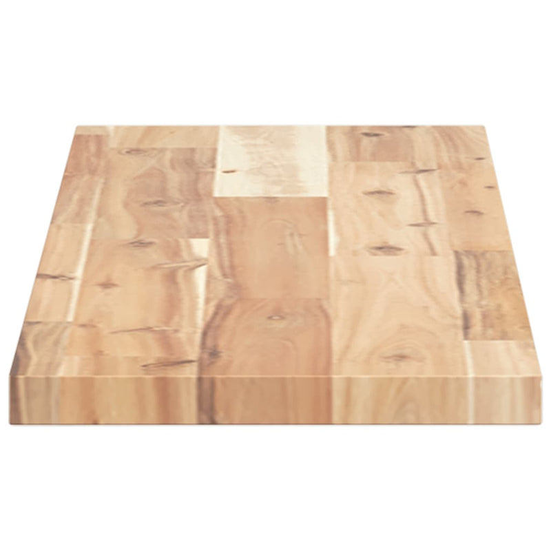 vidaXL tömör akácfa téglalap alakú asztallap 80 x 20 x 2 cm