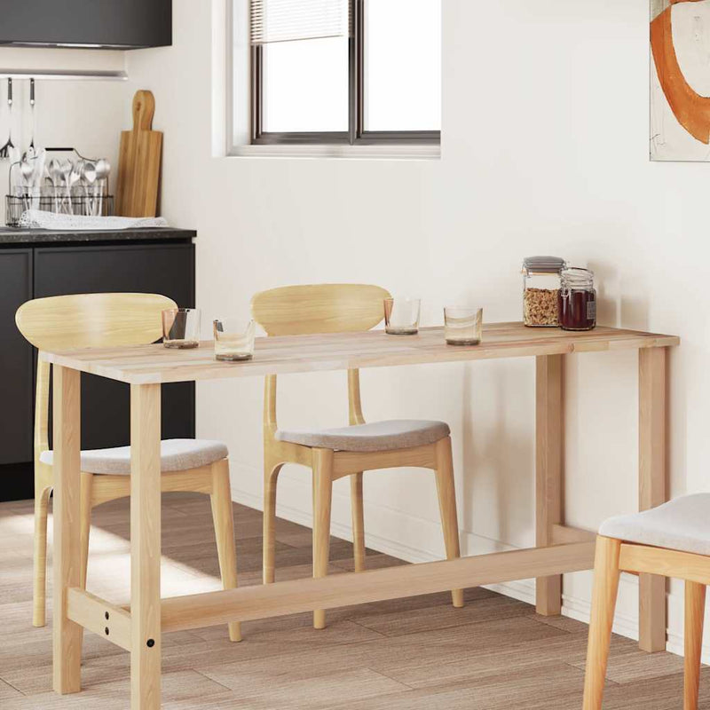 vidaXL négyszög alakú tömör akácfa asztallap 140 x 60 x 2 cm