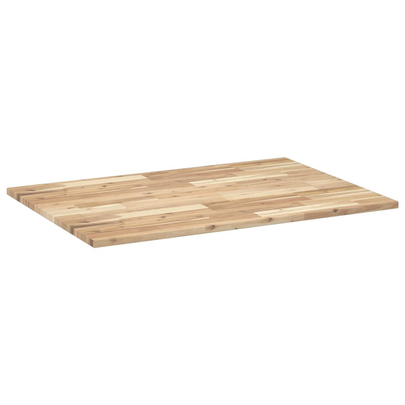 vidaXL tömör akácfa téglalap alakú asztallap 80 x 70 x 2 cm