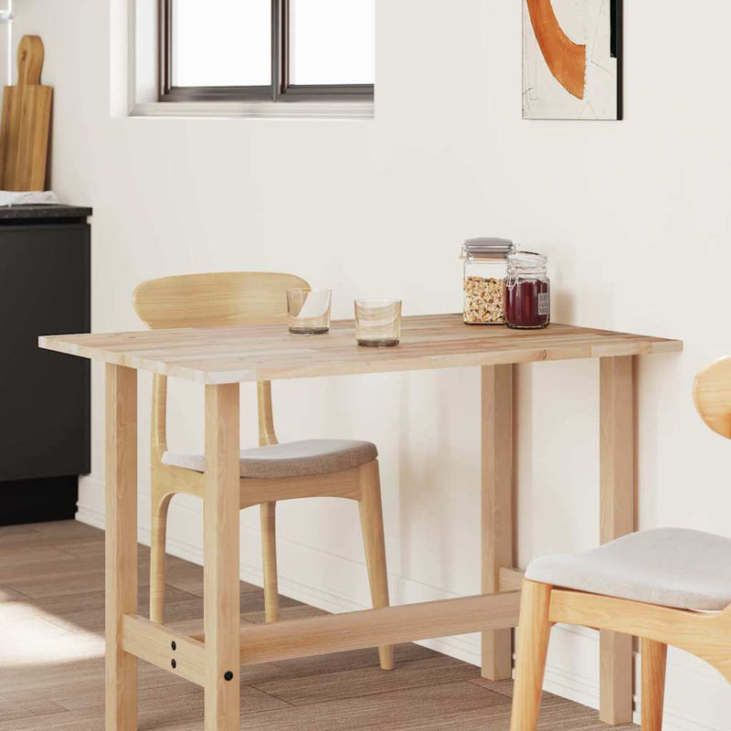 vidaXL négyszög alakú tömör akácfa asztallap 100 x 80 x 2 cm