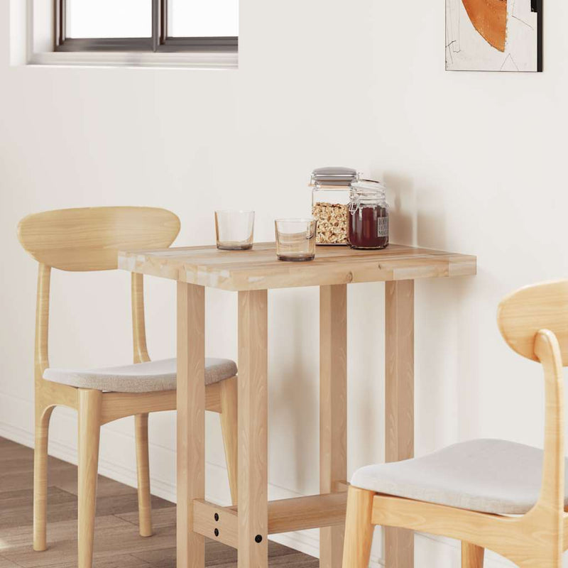 vidaXL négyszög alakú tömör akácfa asztallap 80 x 50 x 4 cm