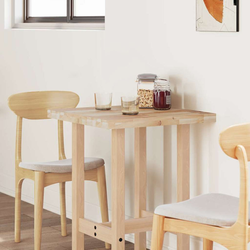 vidaXL négyszög alakú tömör akácfa asztallap 80 x 60 x 4 cm