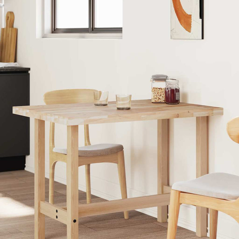 vidaXL négyszög alakú tömör akácfa asztallap 80 x 70 x 4 cm