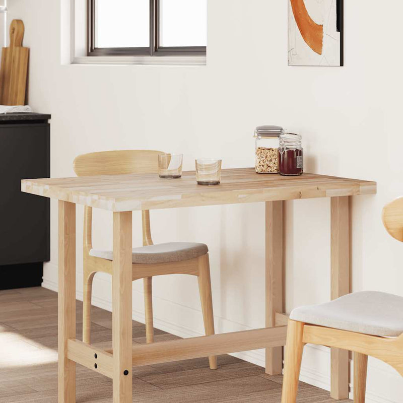 vidaXL négyszög alakú tömör akácfa asztallap 120 x 70 x 4 cm