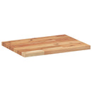 vidaXL négyszög alakú tömör akácfa asztallap 60 x 30 x 2 cm