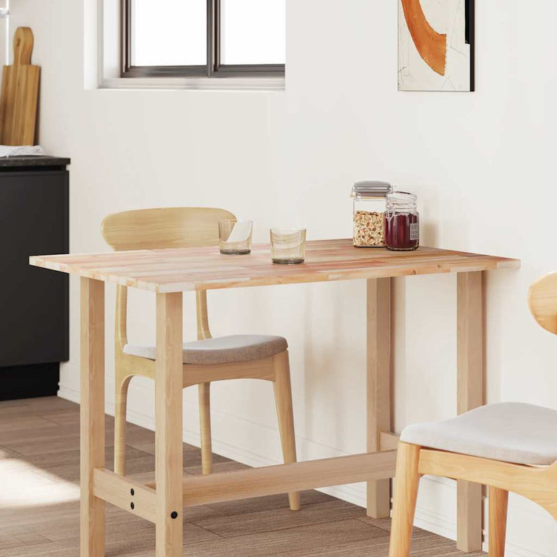 vidaXL négyszög alakú tömör akácfa asztallap 120 x 70 x 2 cm