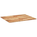 vidaXL négyszög alakú tömör akácfa asztallap 100 x 80 x 2 cm