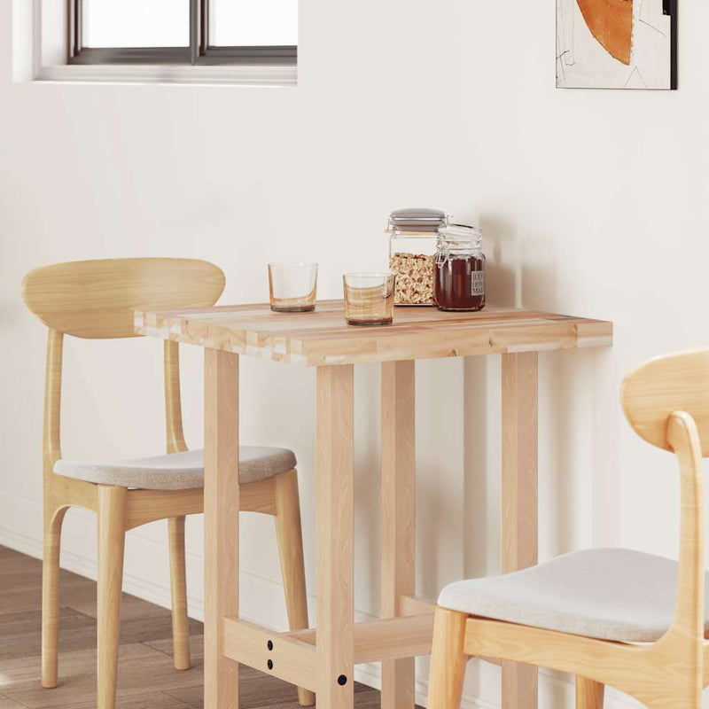 vidaXL négyszög alakú tömör akácfa asztallap 80 x 60 x 4 cm