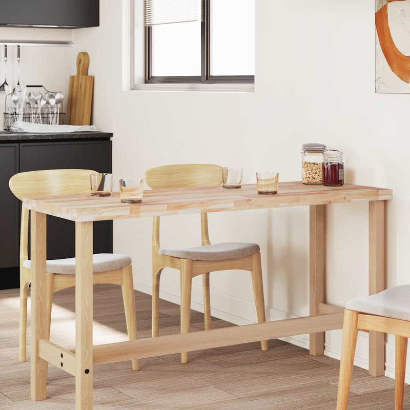 vidaXL négyszög alakú tömör akácfa asztallap 120 x 60 x 4 cm