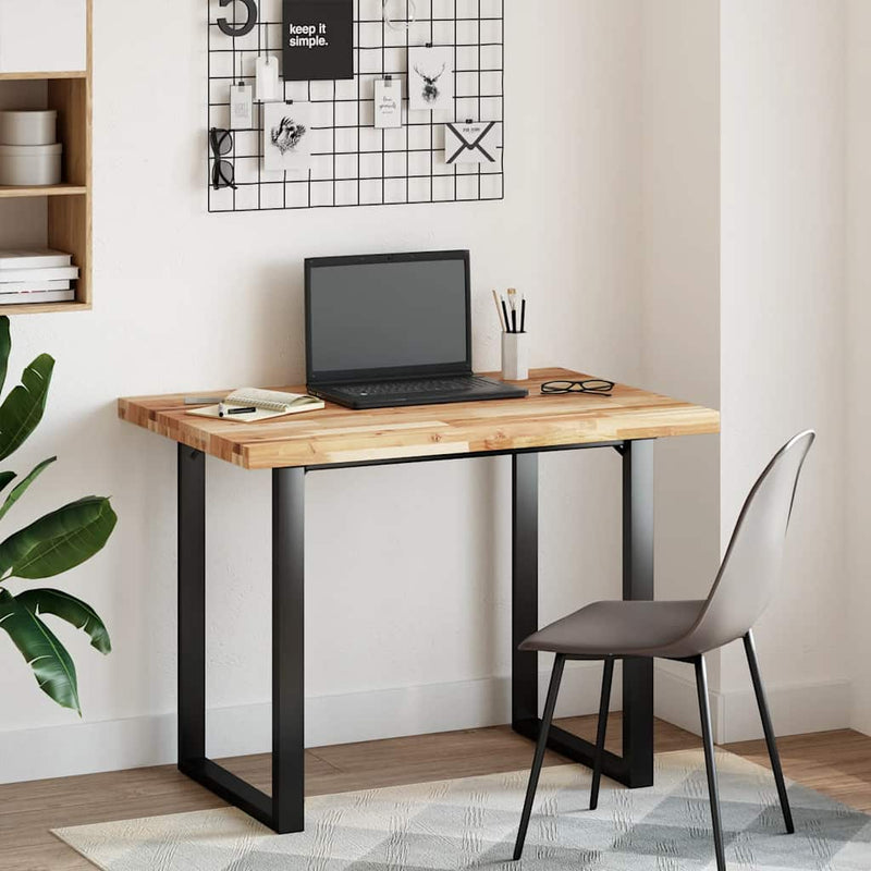 vidaXL négyszög alakú tömör akácfa asztallap 80 x 70 x 4 cm