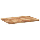 vidaXL négyszög alakú tömör akácfa asztallap 120 x 70 x 4 cm