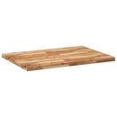 vidaXL négyszög alakú tömör akácfa asztallap 120 x 70 x 4 cm