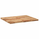 vidaXL négyszög alakú tömör akácfa asztallap 100 x 80 x 4 cm