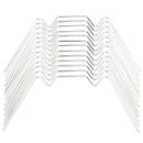 vidaXL 100 db W-alakú horganyzott acél kapocs melegházhoz