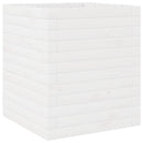 vidaXL fehér tömör fenyő virágláda 40x40x46 cm