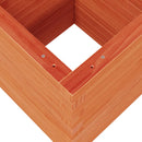 vidaXL viaszbarna tömör fenyőfa kerti virágláda 40x40x46 cm